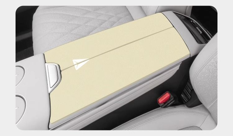 Suitable for Dark Blue S07 Car Modification Supplies Special Armrest Box Pad S7 Armrest Cover Anti-Slip and Anti-Wear Protective Cover