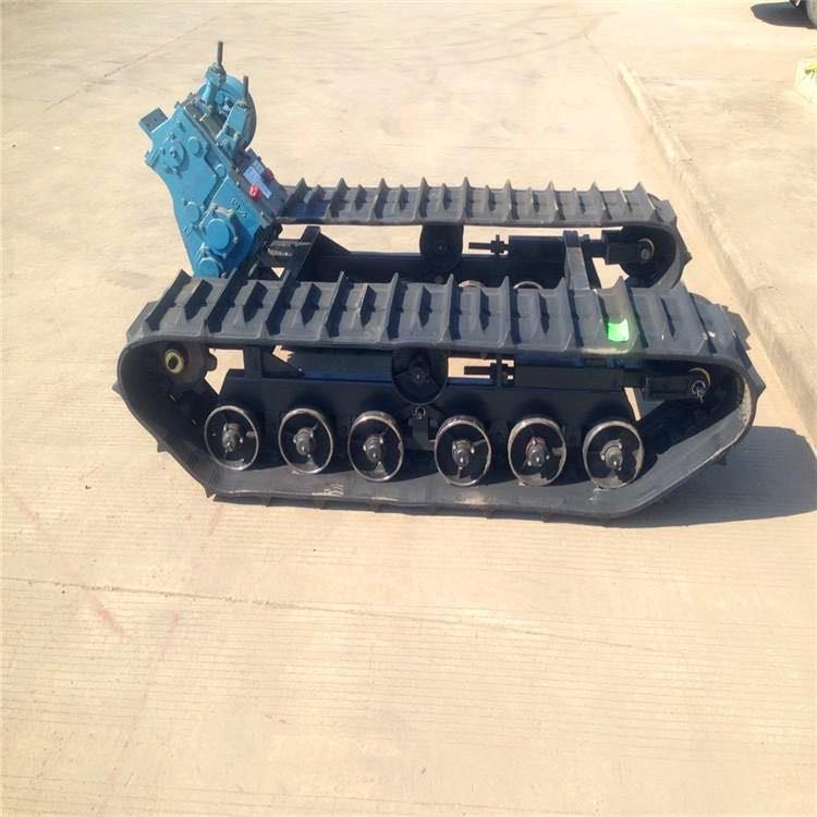 Chasis de orugas de control remoto para transporte de huertos con varias especificaciones