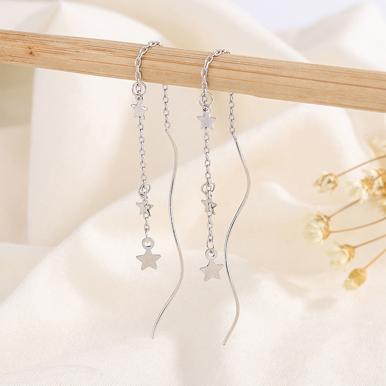 Fashion Star Copper Plating Ear line 1 Pair