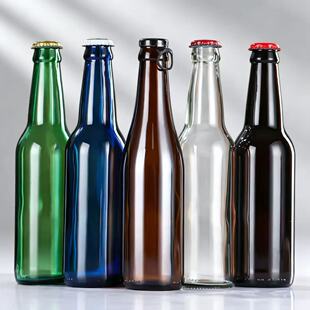 ơ��ƿ�ղ���ƿ250ml330ml500ml���l��ɫ���w�ܷ��ܷ��©