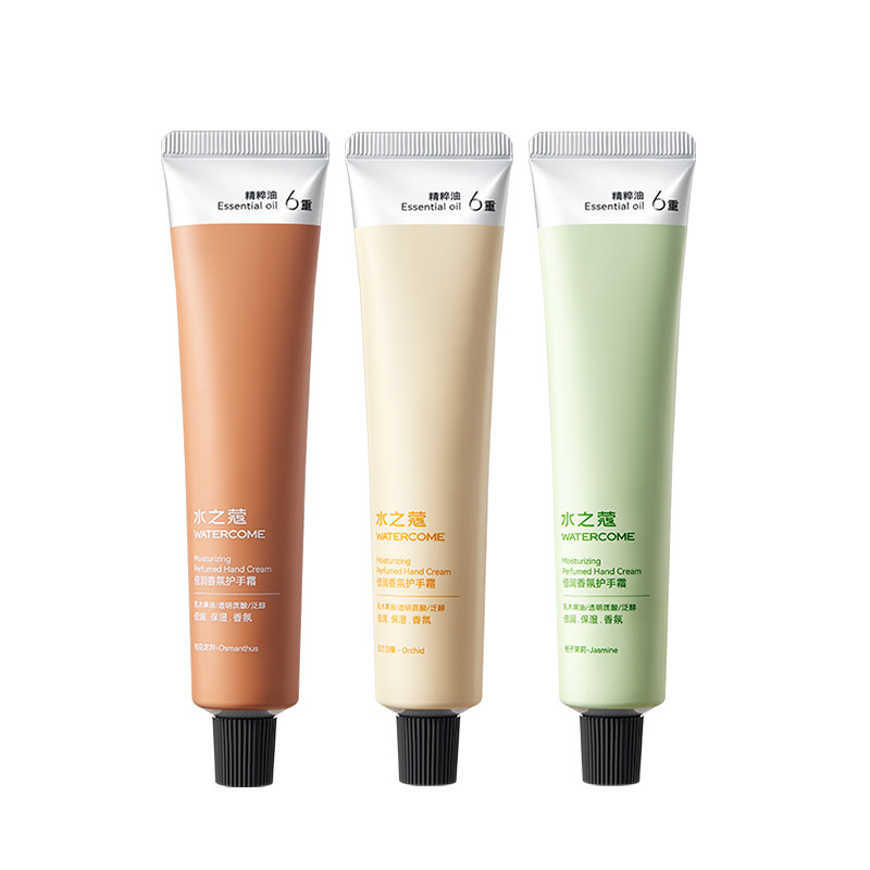 MIZHIKOU 핸드 크림 NIACINAMIDE 수화 및 보습 아로마 안티 드라이 핸드 필름 핸드 크림 보습 및 기름기가없는