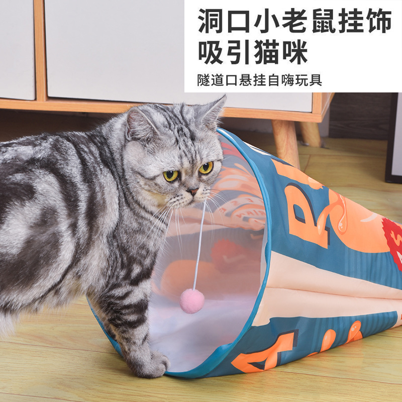 Toy, tunnel, kitten, anti-stress, makes sounds, cat, getting rid of boredom 2