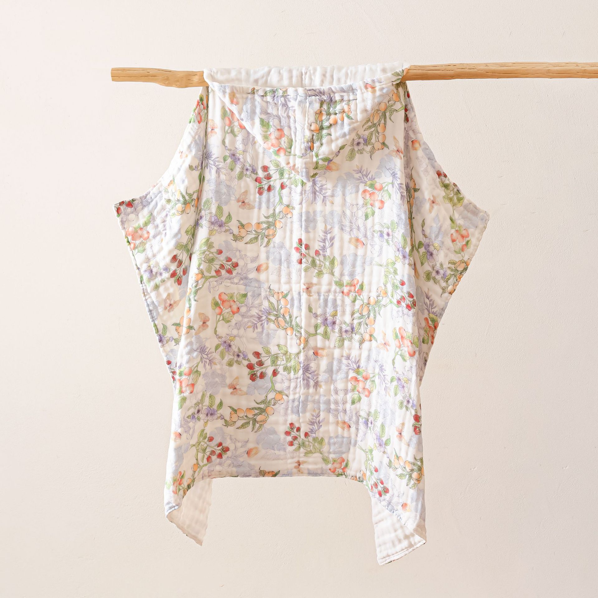 Toallas de baño para bebés de algodón puro, seda de algodón para bebés, algodón super suave para niños y niñas, 6 capas de clase A