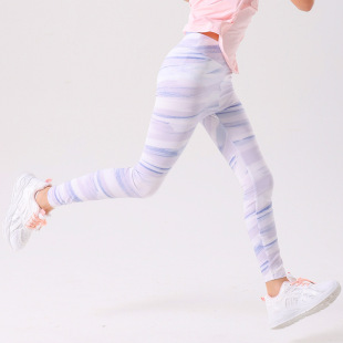 European and American Cross-Border Amazon Spring and Summer New Parent-Child Children's Yoga Clothes Mother-Daughter Quick-Drying Sports High-Waist Fitness Pants Tight