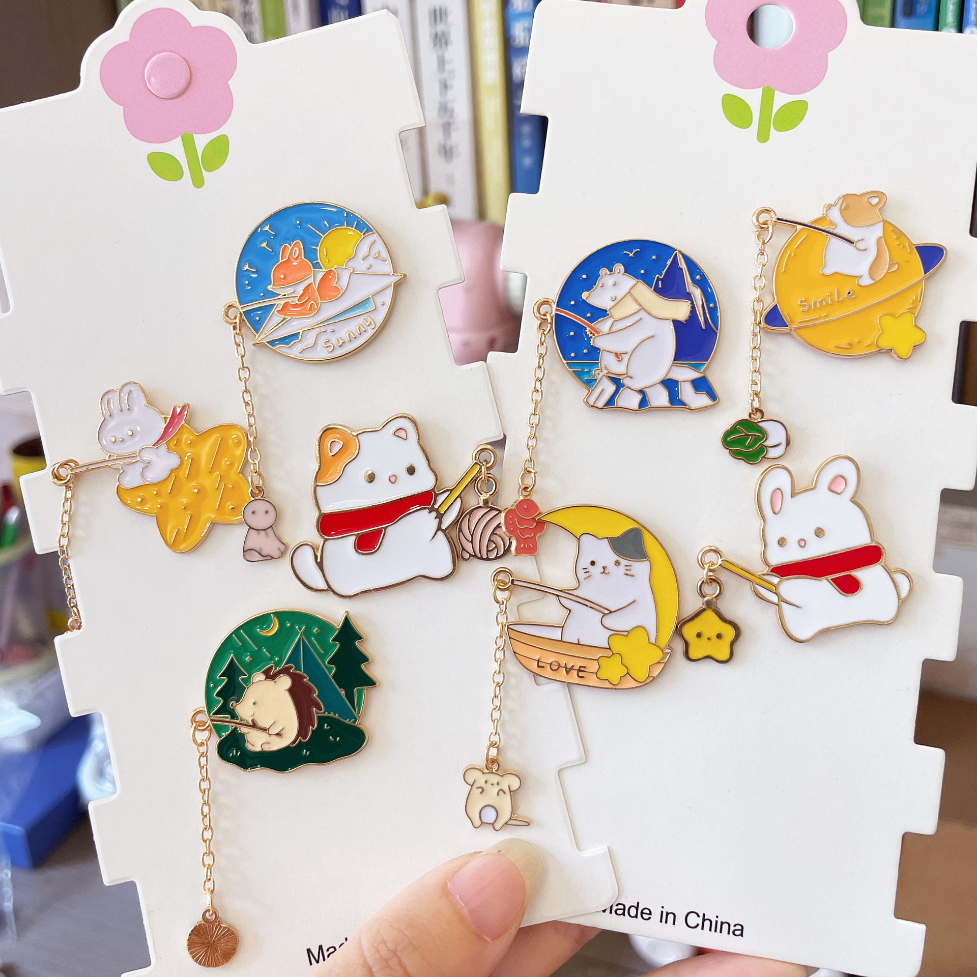7g Weight Brooches Classification Daily Occasion Zinc alloy Material Animal Pattern Unisex Gender Plating Design Cartoon Style, Cute Style Cartoon Style Cute Pin Animal Zinc Alloy Plating Unisex Brooches 4