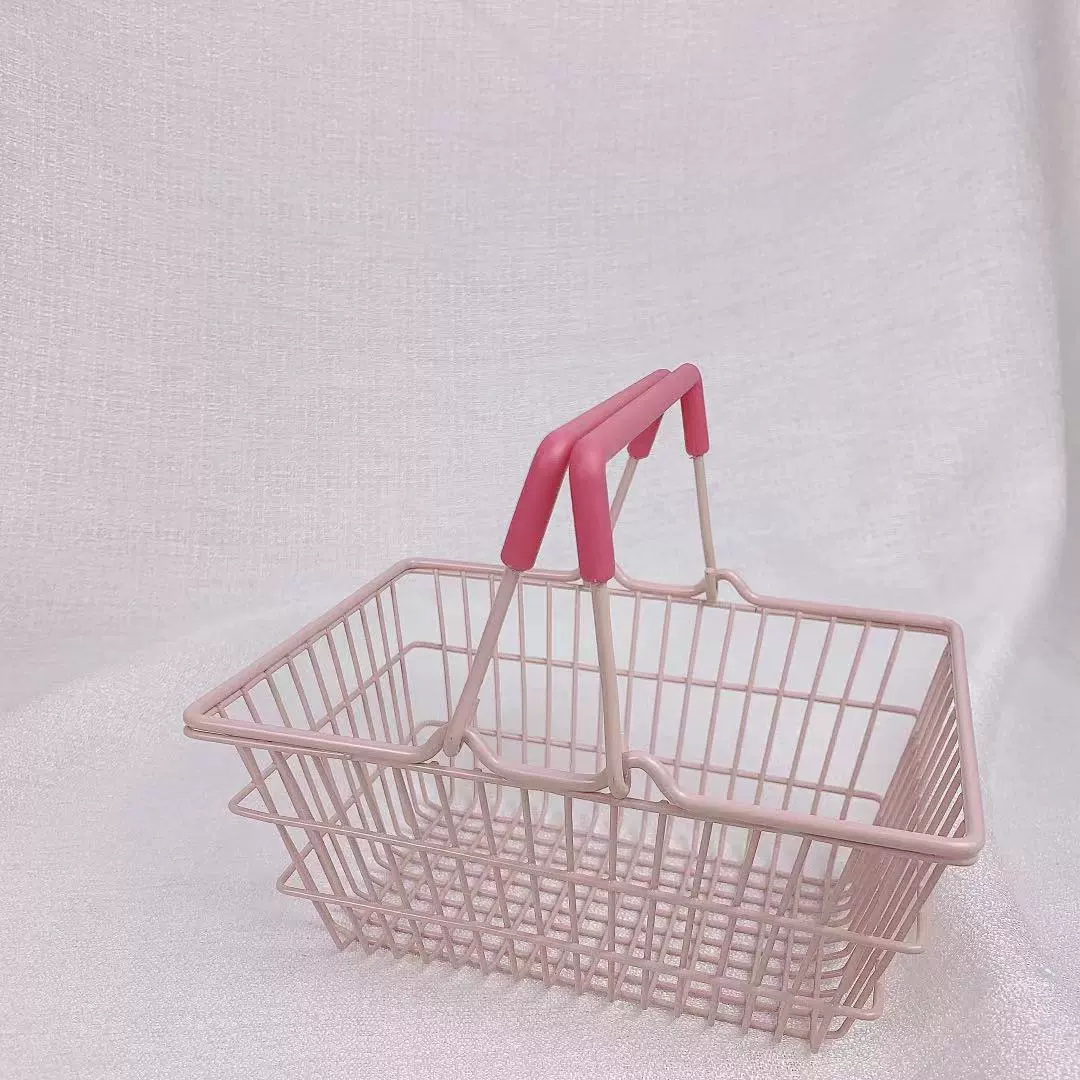 Small Metal Wire Storage Basket, Multi-Size Table Organizer for Coffee Capsules, Kids