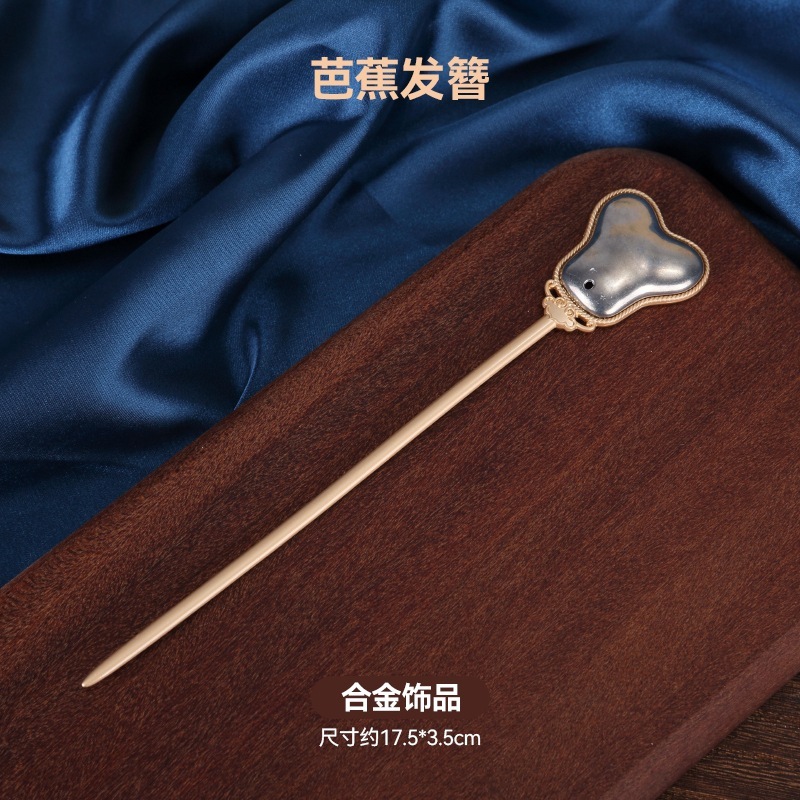 宋锦发夹底托手工diy配件边夹发饰品非遗创意制作刺绣蓝染包贴布|undefined