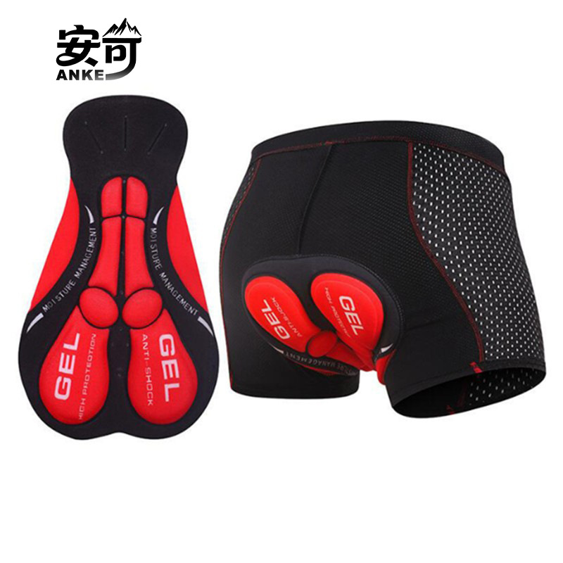 Cross-Border Best-Selling Mountain Bike Cycling Shorts, Breathable and Sweat-Wicking Sports Underwear, Thickened Silicone Shock-Absorbing Cushion Pants