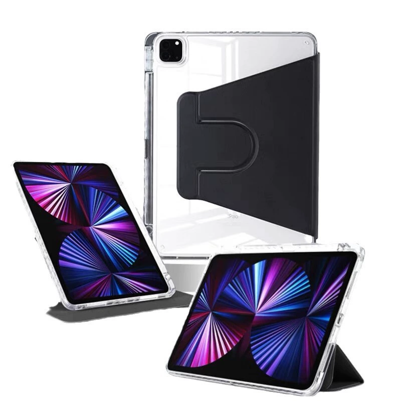Защитный чехол для iPad Air 6 5 нового поколения 10.9 из акрила 789 с поворотом PRO11 со слотом под стилус 9.7 твердое корпусное изделие