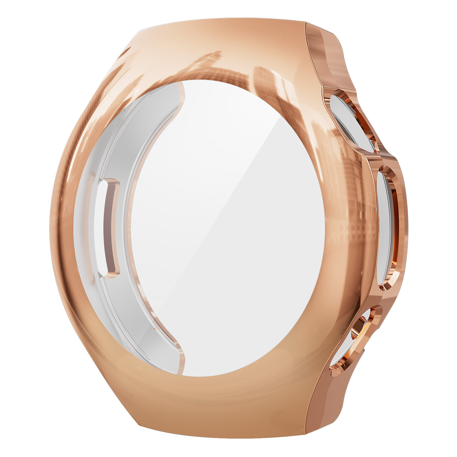 The new product is suitable for the HUAWEI Watch5 protective case. The Huawei Watch5 watch features a fully covered electroplated TPU case undefined