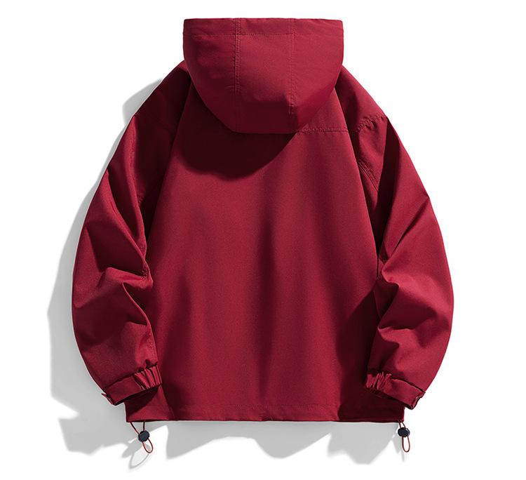 Purchase by Size Chart Functional Wind Spring and Autumn Jacket Men's workwear Outdoor Mountaineering Snow Neil Werproof Loose Hooded Warm_voghion.com