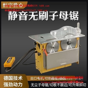 Electric Lifting Brushless Silent Dust-free Saw Woodworking Push Table Saw Folding Saw Table Multifunctional Workbench