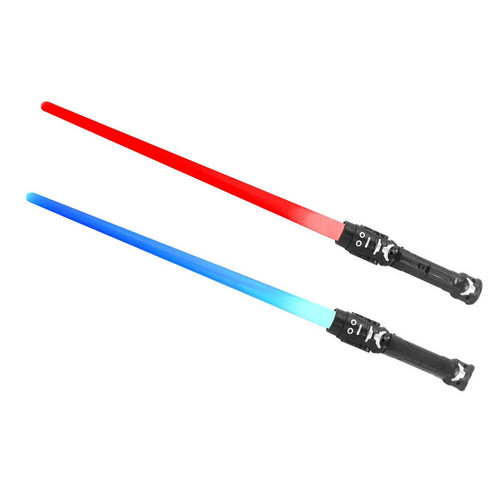 Child Laser Sword Star Wars Dual-Function Light Saber Toy, Extendable Glowing Laser Rod Toy, Wholesale from Roadside Stalls