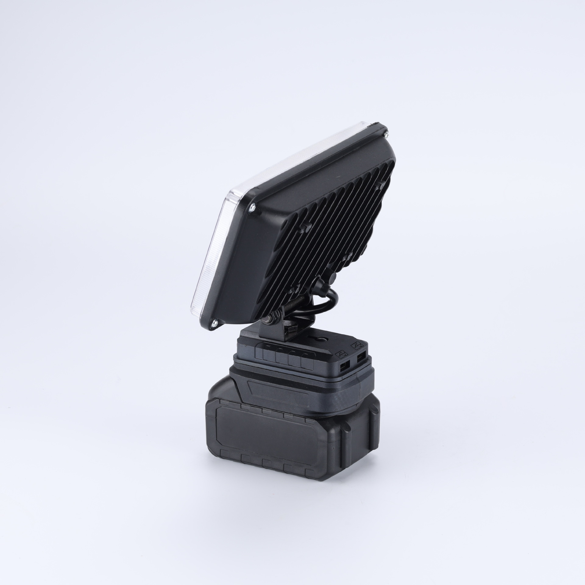 Iluminación de batería de litio de 7 pulgadas Luz de emergencia inalámbrica al aire libre Iluminación LED nocturna con carga USB Luz de campamento de campo