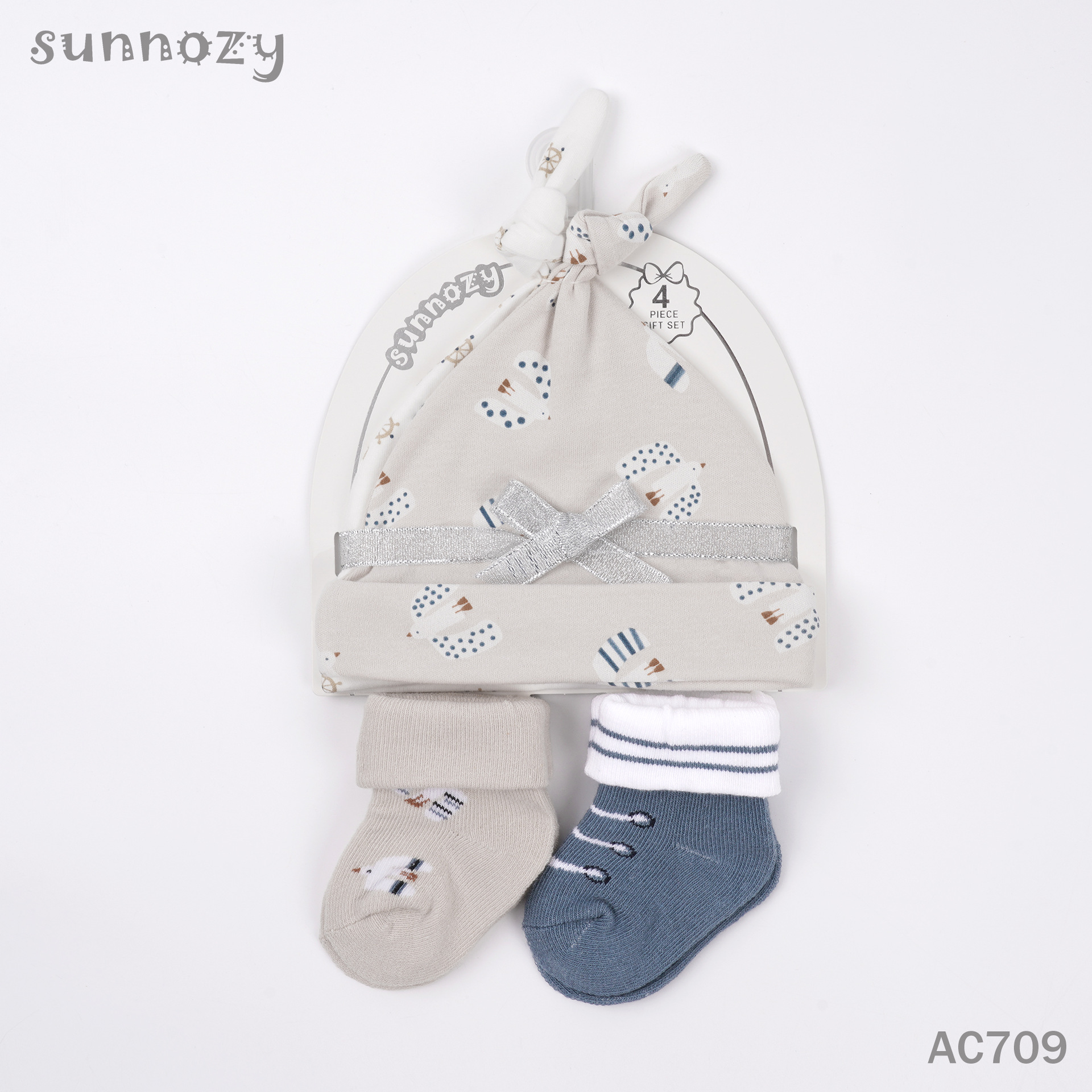 Sombreros para bebés, calcetines de 4 piezas, cuatro temporadas, bonitos bebés, gorras para bebés, accesorios para recién nacidos al por mayor image 8