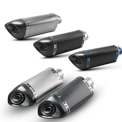 Motorcycle exhaust pipe — Racing-Style Sound, Triangular Design, Scorpion