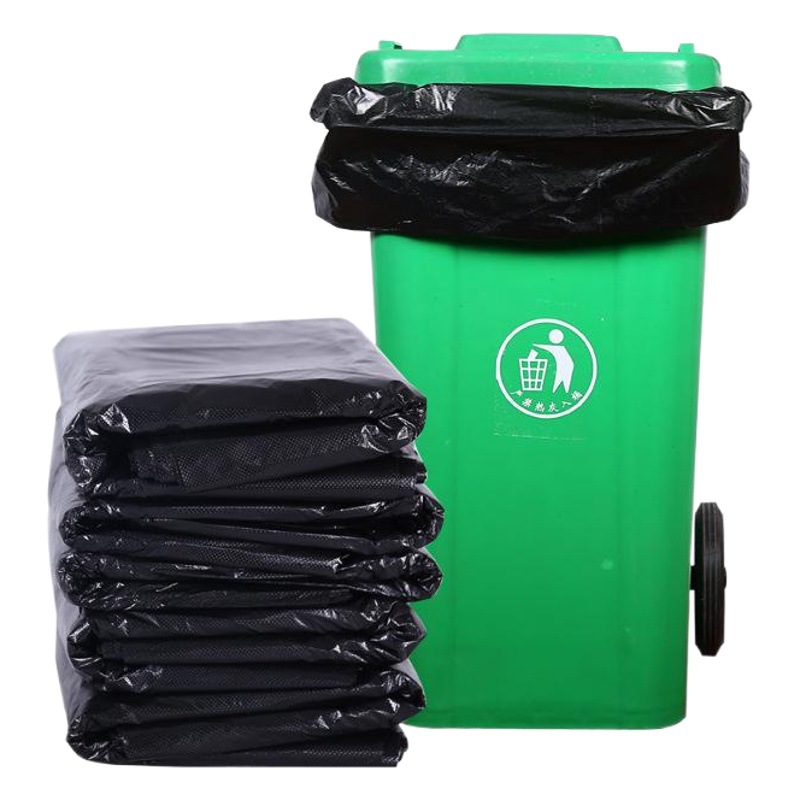 Large garbage bags wholesale thickened extra large hotel property sanitation oversized plastic bags disposable large garbage bags