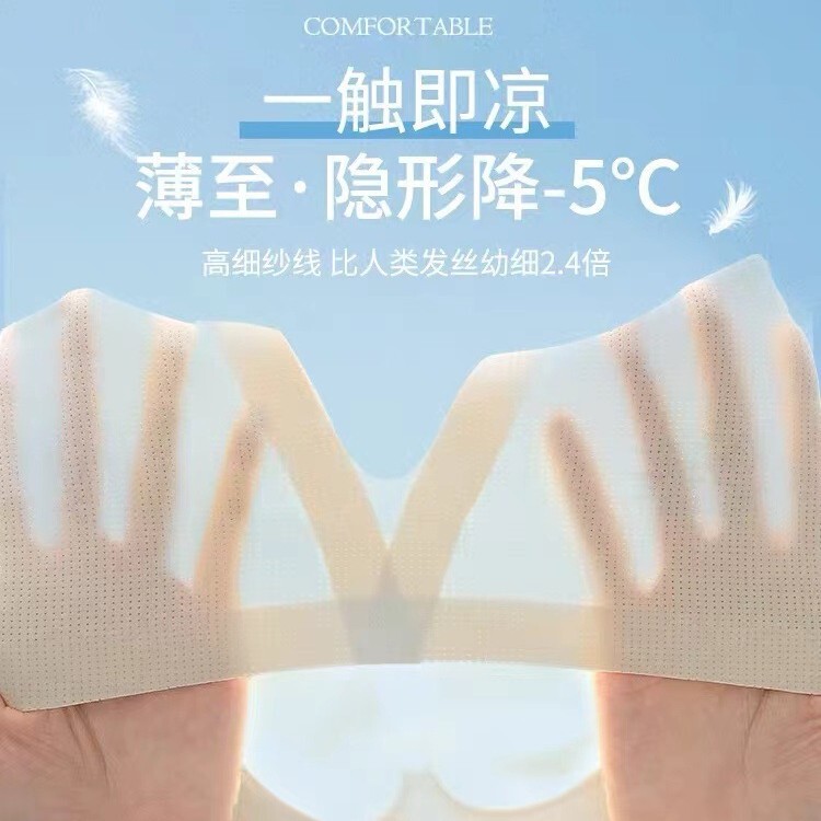 Cooling Perforated Cup Bra, Ice Silk Seamless, Wireless, Minimizes Large Bust, Summer Thin Breathable Tank Top Style Bra Cooling Perforated Cup Bra, Ice Silk Seamless, Wireless, Minimizes Large Bust, Summer Thin Breathable Tank Top Style Bra