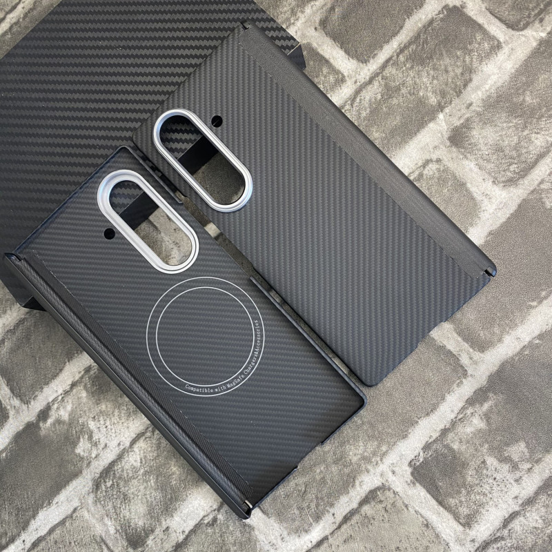 Samsung zfold7 中央軸携帯電話ケース ケブラー磁気 SAMSUNG fold7 アラミド繊維保護に適しています。|undefined