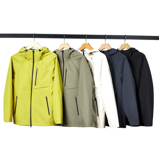 【5387】Two-Open Jacket for Men and Women Spring & Fall Outdoor Waterproof Casual Thin Jacket Men's Casual Hooded Jacket