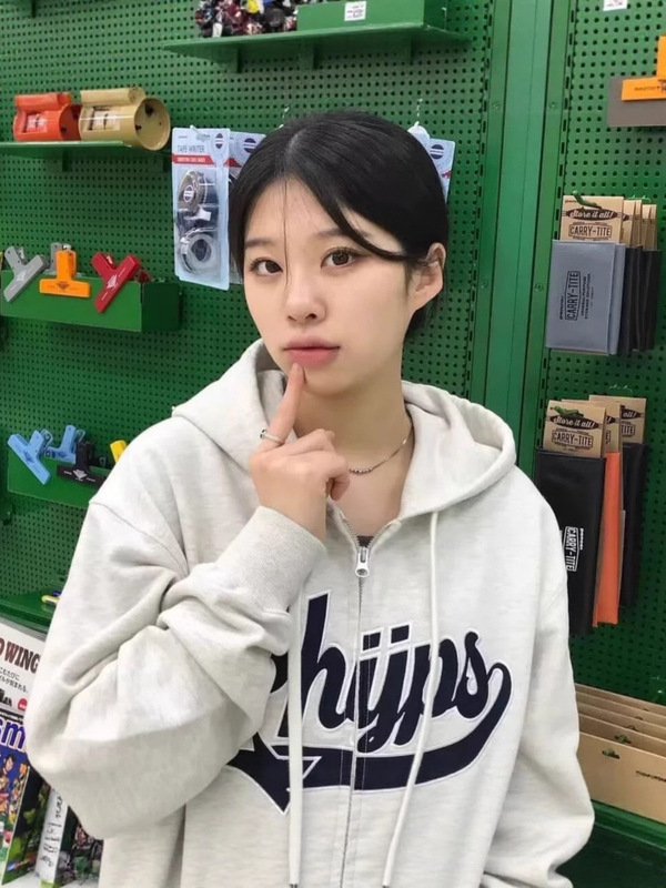 现货~韩国代购裴真率同款 PHYPS母星星拉链卫衣外套男女同款上衣|undefined