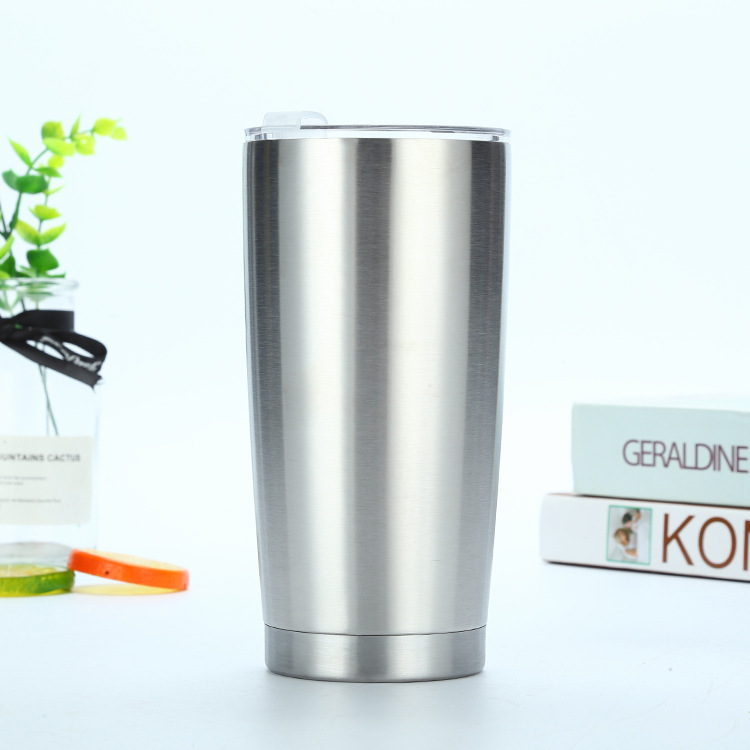 ソースメーカー外国貿易スプレープラスチック 20oZ ステンレス鋼車載魔法瓶カップ真空ビールカップ屋外アイスカップ|undefined