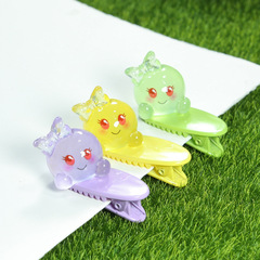 Luminous jewelry diy handmade resin accessories micro landscape ornaments miniature three-dimensional bow Kirby night light