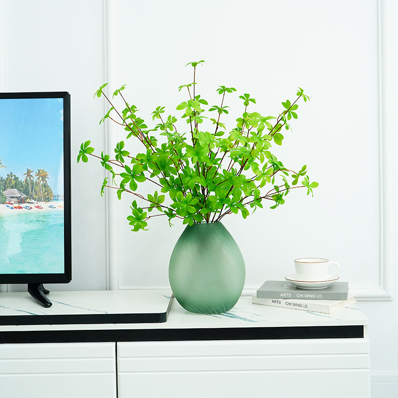 Simulated bell branches, simulated flowers, home dining table decorations, photography props, multi-petal branches, flowers and green plants wholesale