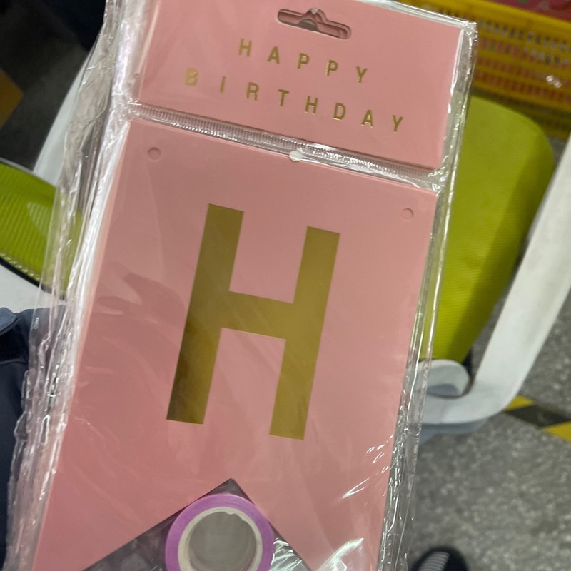 Feliz cumpleaños banner dorado cola de pescado bandera papel cumpleaños banner Fondo decoración cola de milano tirar bandera al por mayor