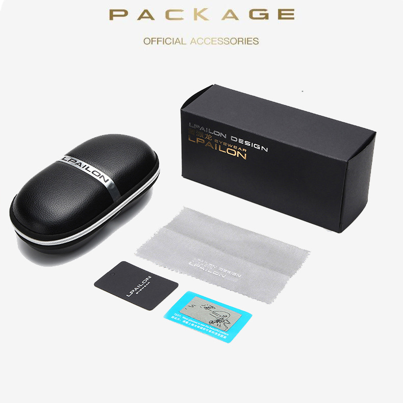 Lei Pailong matching box glasses cloth bag mini screwdriver sunglasses polarized test card zipper bag wholesale Lei Pailong matching box glasses cloth bag mini screwdriver sunglasses polarized test card zipper bag wholesale