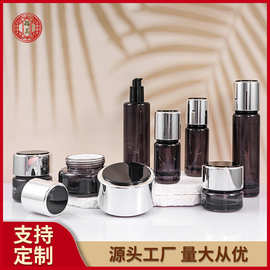 工厂批发现货护肤品包材30g精华瓶100ml水乳套装瓶化妆品玻璃瓶