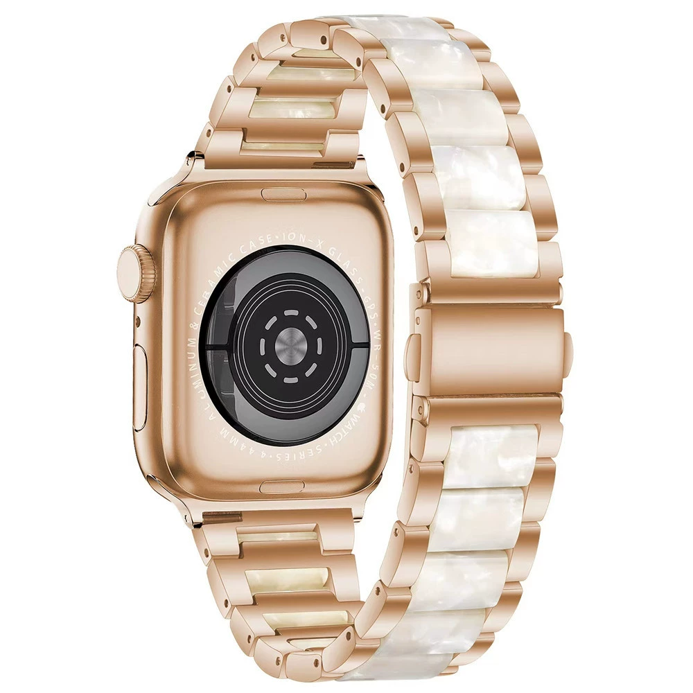 Подходит для Apple Watch9 металла Sanzhu бусины кость лучшая лента IWATCH87654321SE тибетский браслет