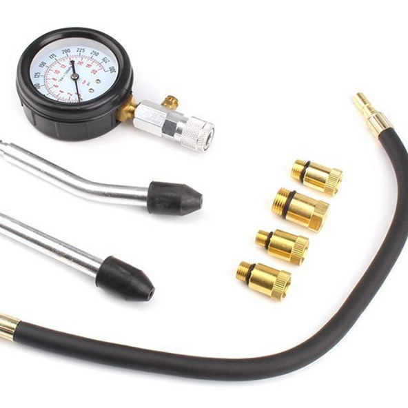 Medidor de presión de cilindro de automóvil Prueba de automóvil Probador de presión de cilindro multifuncional Medidor de prueba de presión de cilindro de motor de automóvil