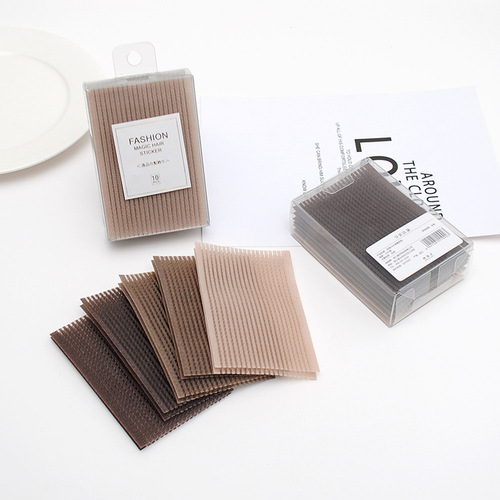 Korean style fashionable girls bangs stickers magic stickers boxed girls broken hair magic stickers fairy headdress hair accessories wholesale