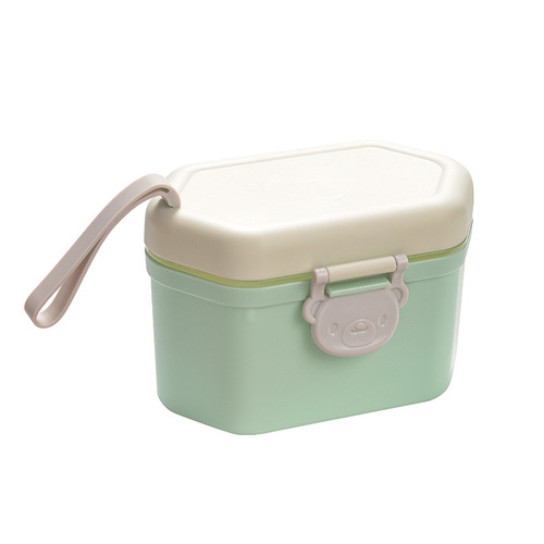 Milk powder box baby portable large capacity milk powder sealed jar complementary food box storage box rice powder box milk powder grid wholesale