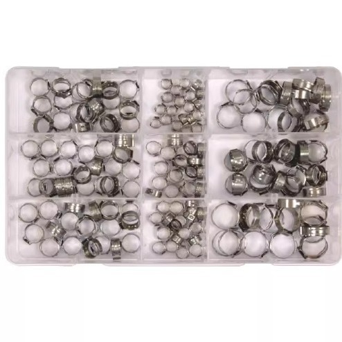 易尔拓双耳卡箍套装175件套软管夹喉箍喉箍水管抱箍YT-06784