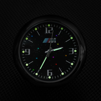 vehicle Clock Noctilucent high-precision number The car Decoration Paste Car Quartz watch automobile time Spreadsheet