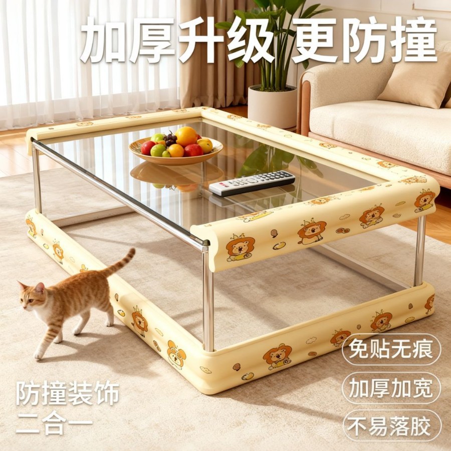 Anti-Collision Strips [Environmentally Friendly and Anti-Collision] Cute Printed Window Sill Soft Bag Protective Strips Baby Protection Corner Protective Stickers