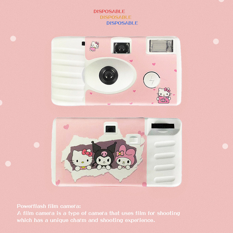 Hello Kitty disposable film camera, Lomo film camera, color film point-and-shoot camera, birthday gift Hello Kitty disposable film camera, Lomo film camera, color film point-and-shoot camera, birthday gift