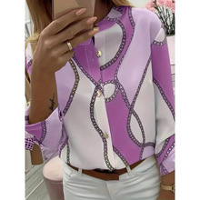 N 24455 Chain Print Collar Shirt ����ӡ���������羳����