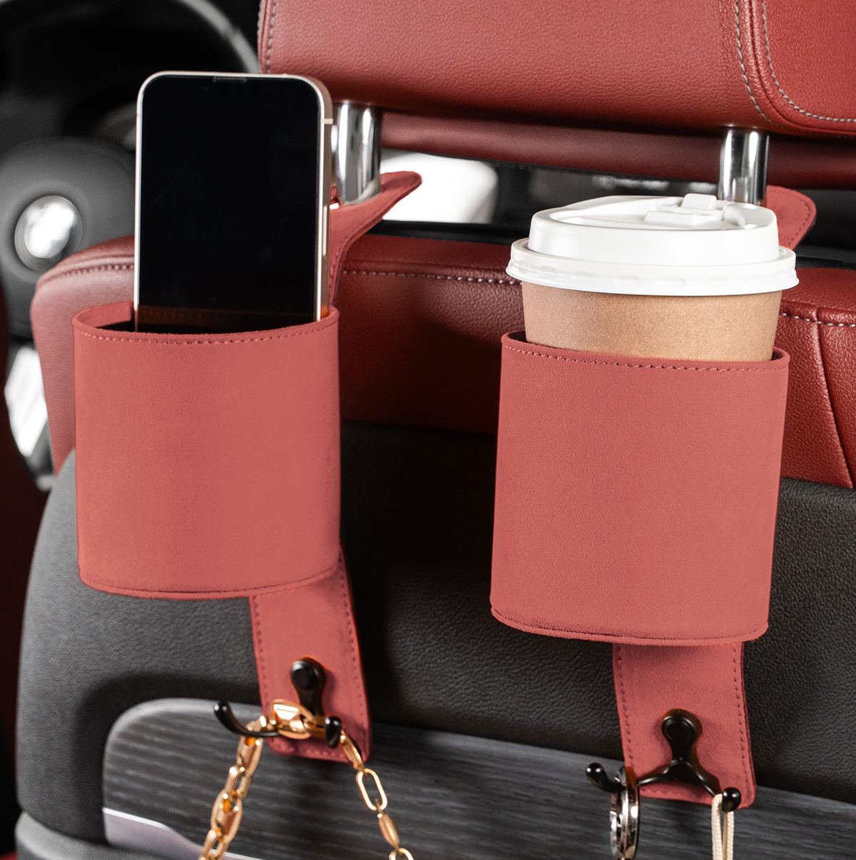 Suitable for Zeekr Car Water Cup Holder 007/7X/Mix Car Seat Back Water Cup Box Multi-Functional Car Hanging Hook