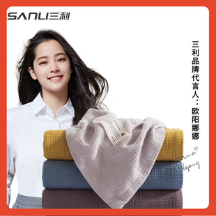 ✅ Towel New Summer Towel Quilt Pure Cotton Single Double Blanket Air-Conditioned Summer Cool Quilt Gauze Nap Blanket Bed