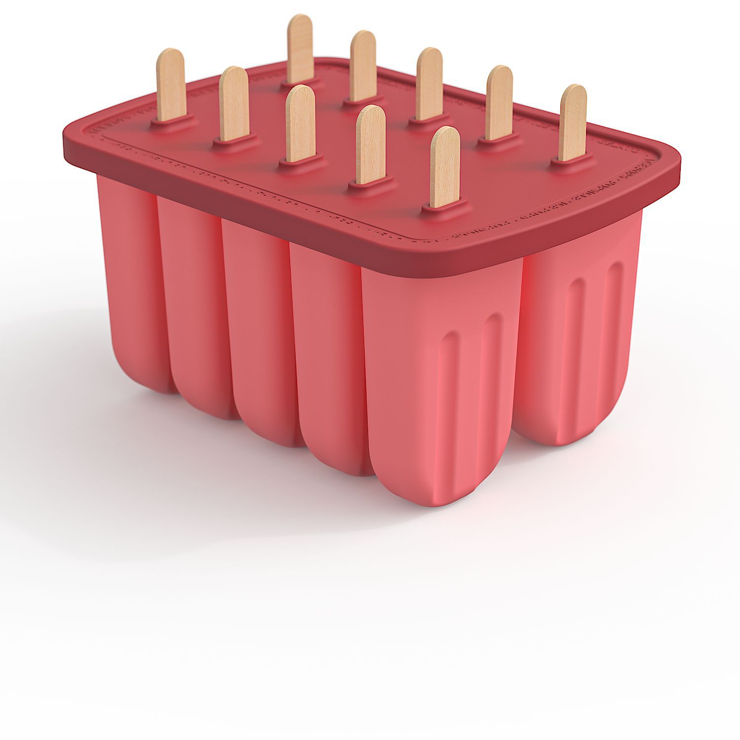 Nueva idea 9 seguidos 10 seguidos 12 seguidos Molde de helado de silicona Molde de paleta de hielo Molde de helado Molde de helado de hielo