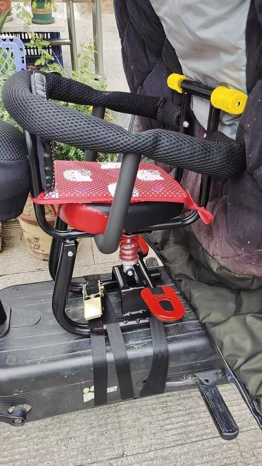 Electric Vehicle Child Seat, Motorcycle Front-Mounted Infant Baby Child Seat, Electric Scooter Safety Y90