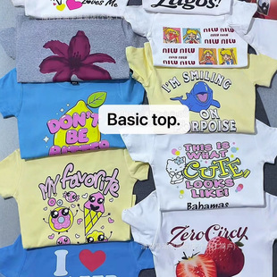 BasicTops�¿�Ůʽ��������W���羳T����ͨӡ�����A�����{ɫ���