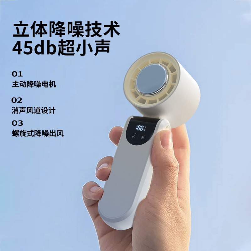 クロスボーダーの新型高速から扇風機の携帯型ターボまでの爆発的な折りたたみ式の冷凍半導体ミニ扇風機|undefined