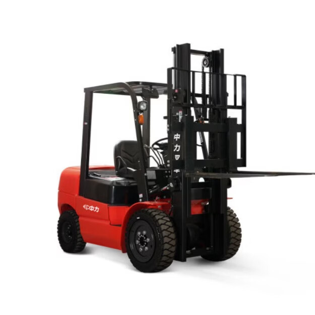 Zhongli 3 toneladas diesel elevadora serie T3 3.5T equilibrado pesado motor elevadora de combustión interna combustión multidireccional elevadora