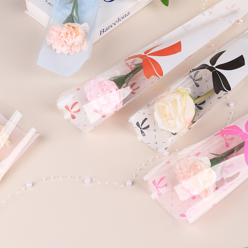 520 regalos de una sola bolsa de flores materiales de embalaje de flores pequeños ramo de flores bolsa florista materiales de floral al por mayor