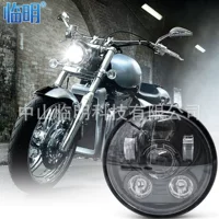5.75 дюймов светодиодные фары мотоцикла для Harley мотоцикл фары фары модифицированные фары через границу