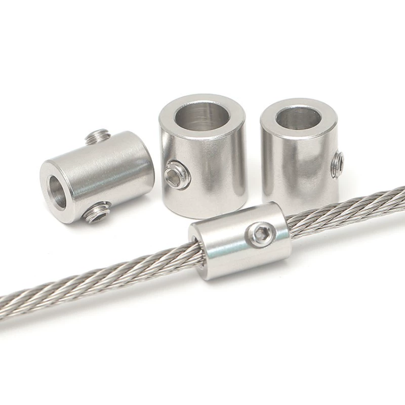 Колонка перила забор 304 нержавеющая сталь трос оболочка фиксированная затяжка Пряжка трос Разъем карты втулка замок